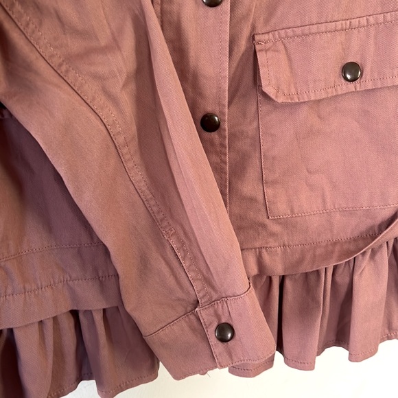 Harper Heritage Jacket with Ruffle Bottom Sz Med - Picture 7 of 7